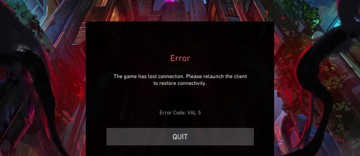 val-5-valorant-error-troubleshooting-guide