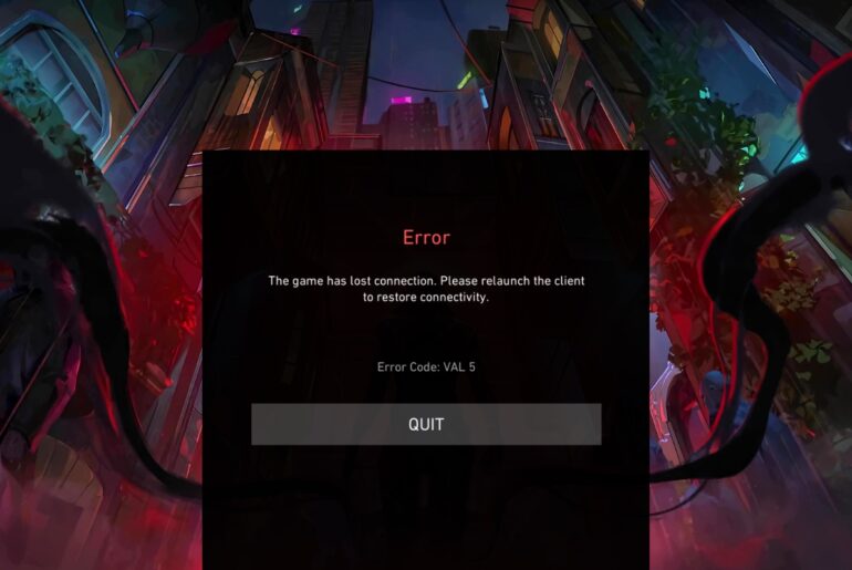 val-5-valorant-error-troubleshooting-guide
