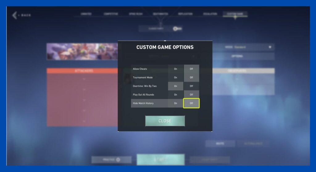 Custom Game Mode Valorant