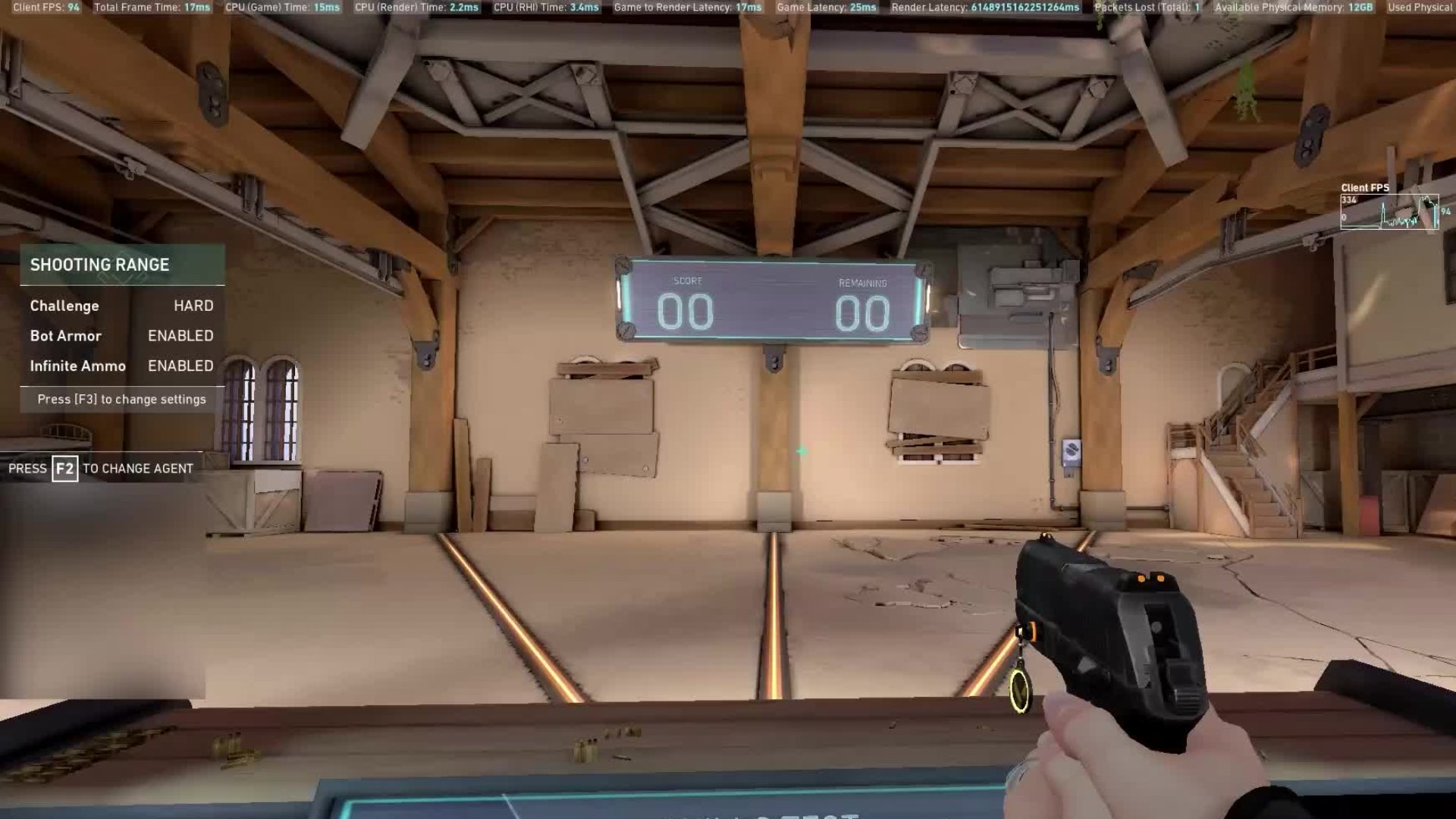 How to Show Valorant in game fps counter text or graph or both options in the gameplay screen
