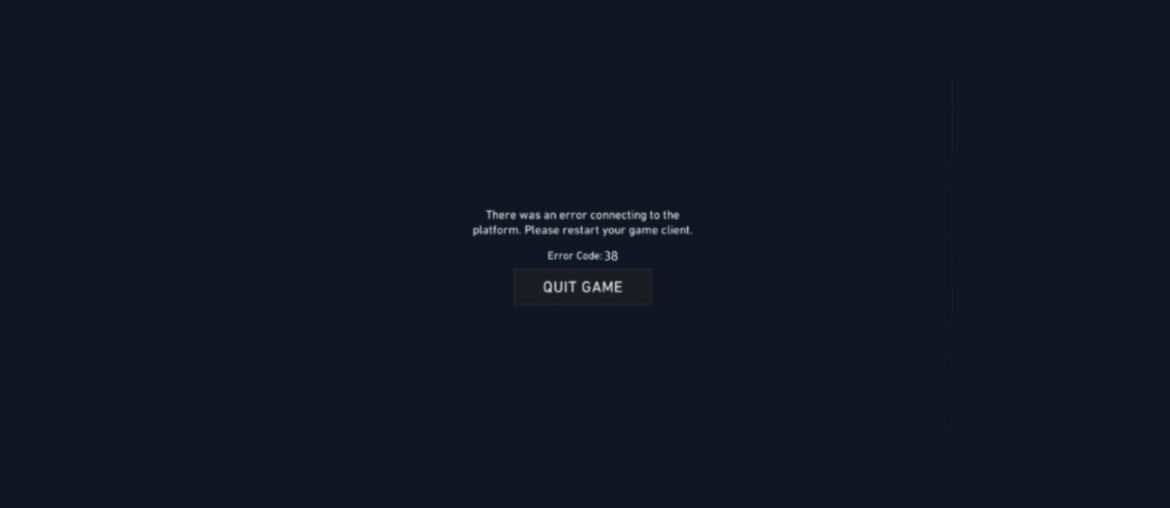 How to Fix VAL 38 Valorant Error Code Valorant VAN 38 Error Fix Valobuff