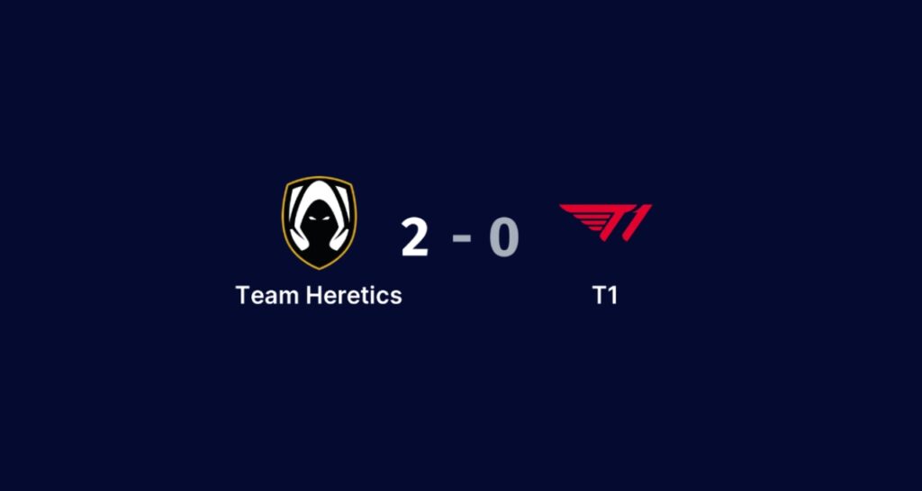 Team Heretics vs T1 2 0 2025 Valorant Championship