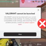 Valorant cannot be launched with your current compatibility mode error fix
