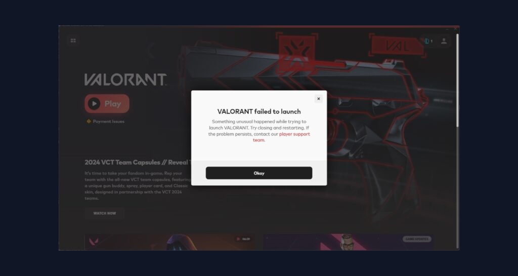 Valorant VAL 55 Server Down Error Fix