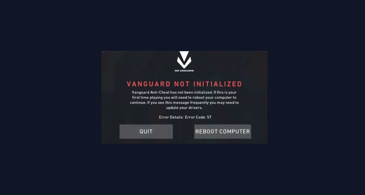 Valorant VAL 57 Server Down Error Fix