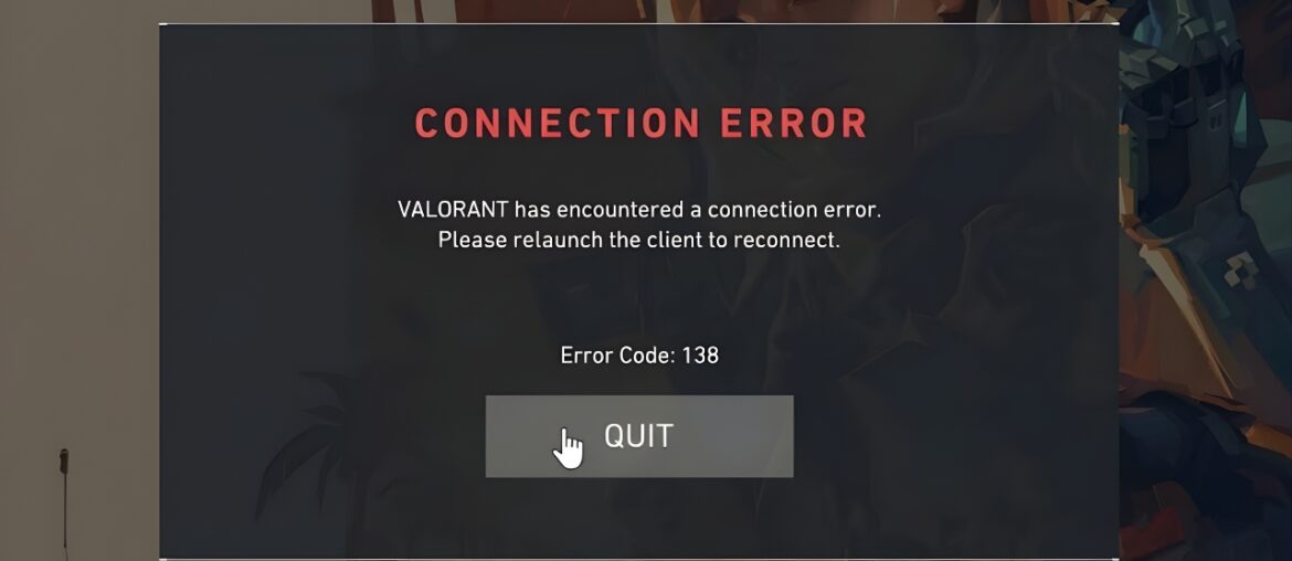 How to fix VAN 138 Error in Valorant