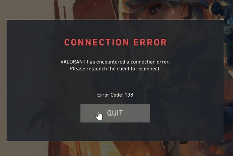 How to fix VAN 138 Error in Valorant